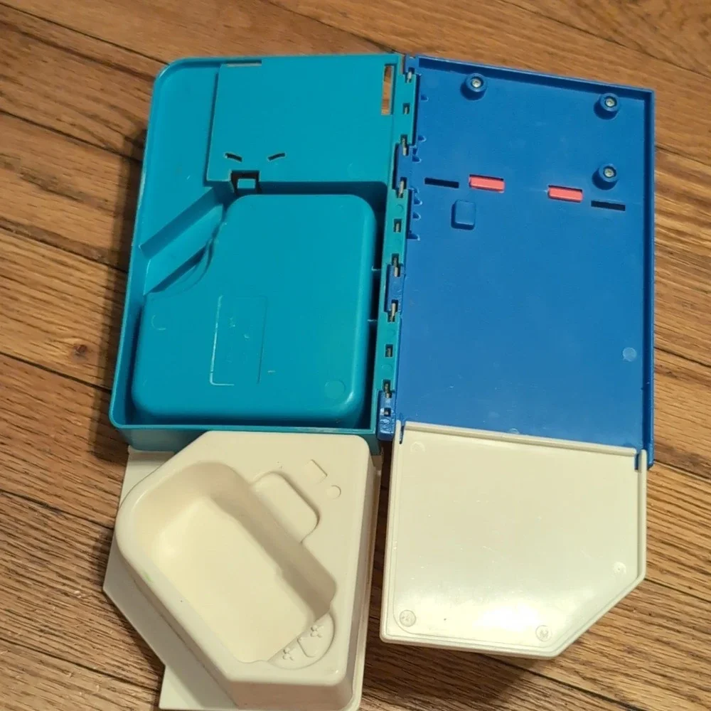 Kenner Polly Pocket Wish World Kids Doll Playset 1987 Pool Slide Blue Pink